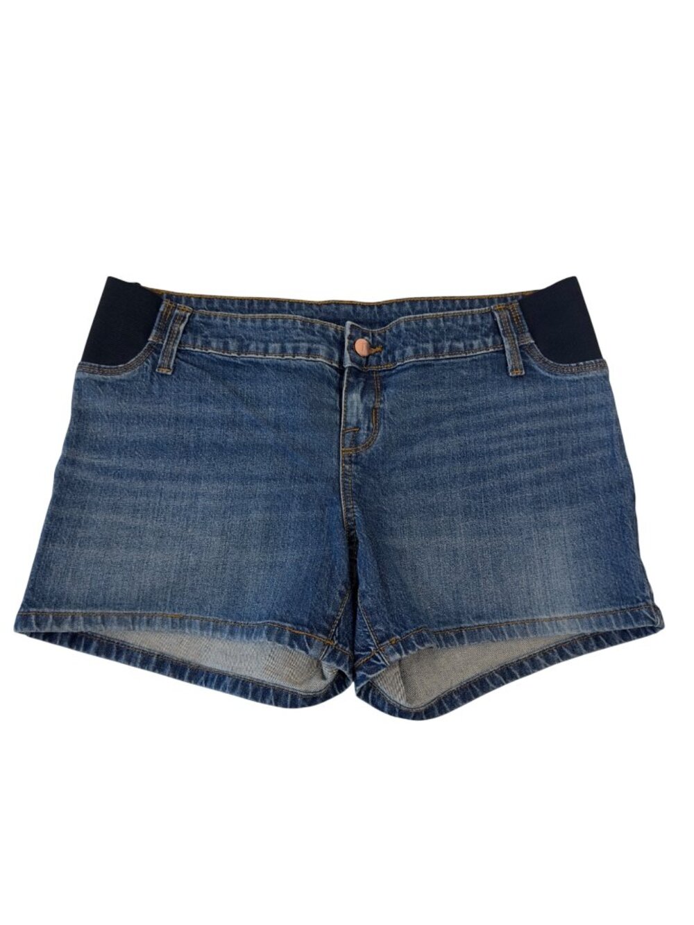 Isabel Maternity By Ingrid & Isabel Womens Mid-Short Denim Shorts Size 6